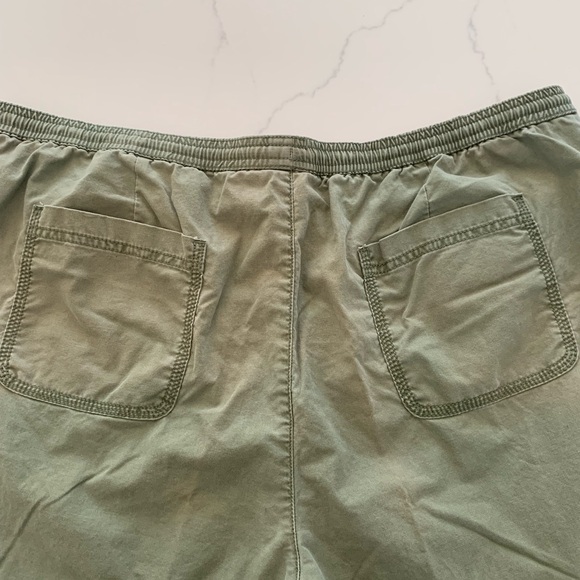 LL Bean 20 Reg. Sun washed Canvas Pants Olive New No Tag - Picture 11 of 12